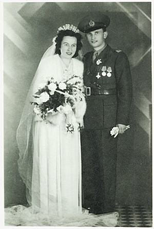 The wedding of Maria Hodiş and Teodor Breharu